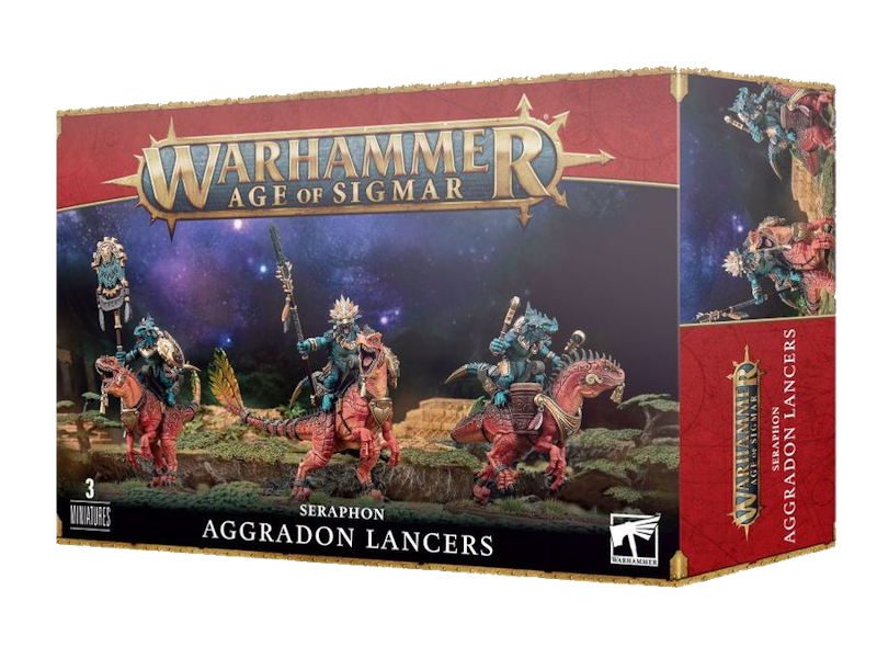 Warhammer Age of Sigmar Seraphon Aggradon Lancers